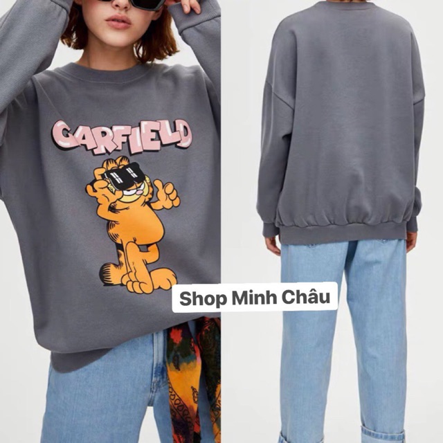 (Sẵn) Áo nỉ dáng dài Pull&Bear, kèm ảnh thật