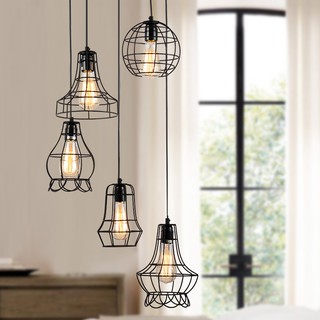 ĐÈN THẢ LỒNG SẮT