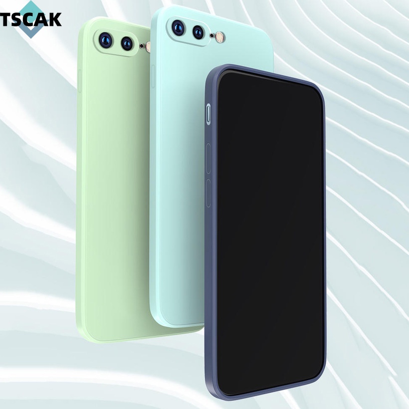 Ốp điện thoại silicon siêu mỏng mềm bảo vệ camera thích hợp cho iPhone 7 8 6 6S Plus 5 5S SE 7p 8p 6s 6sp plus
