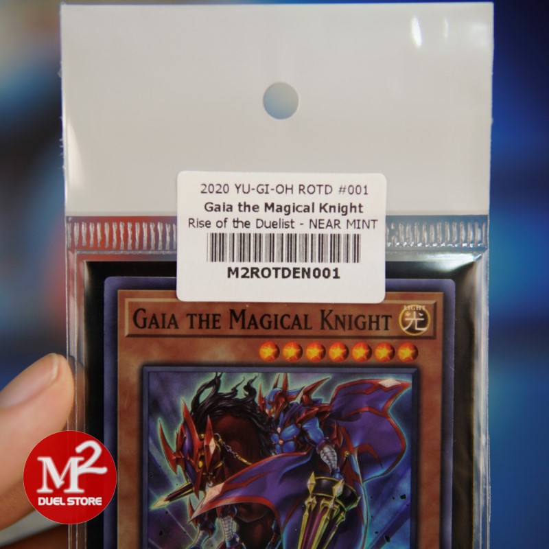 Lá bài Yugioh ROTD-EN001 Gaia the Magical Knight - Super Rare - Đóng gói theo tiêu chuẩn M2SCCQ-Lite