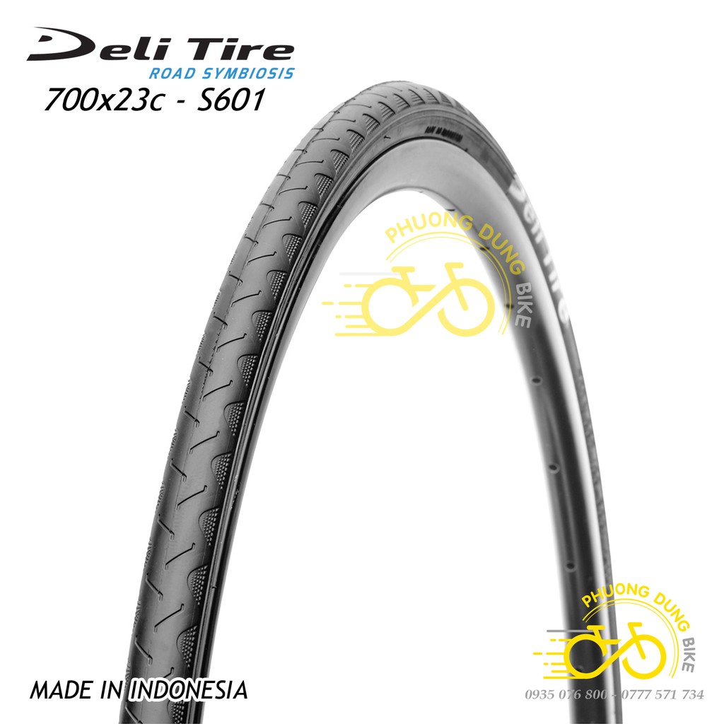 Vỏ lốp xe đạp Deli Tire S601 700x23C - 700x25C - 700x28C (1 chiếc)