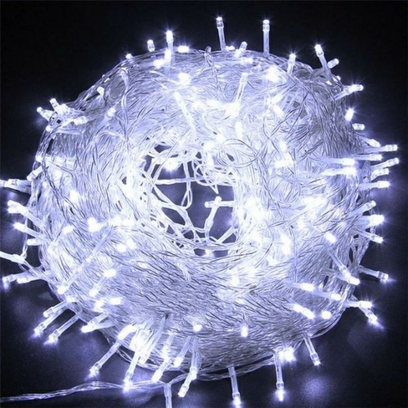 Dây đèn LED trang trí có / không nháy chớp 50m / 100m , trắng, vàng, nhiều màu cây thông, nhà, sân vườn, giáng sinh