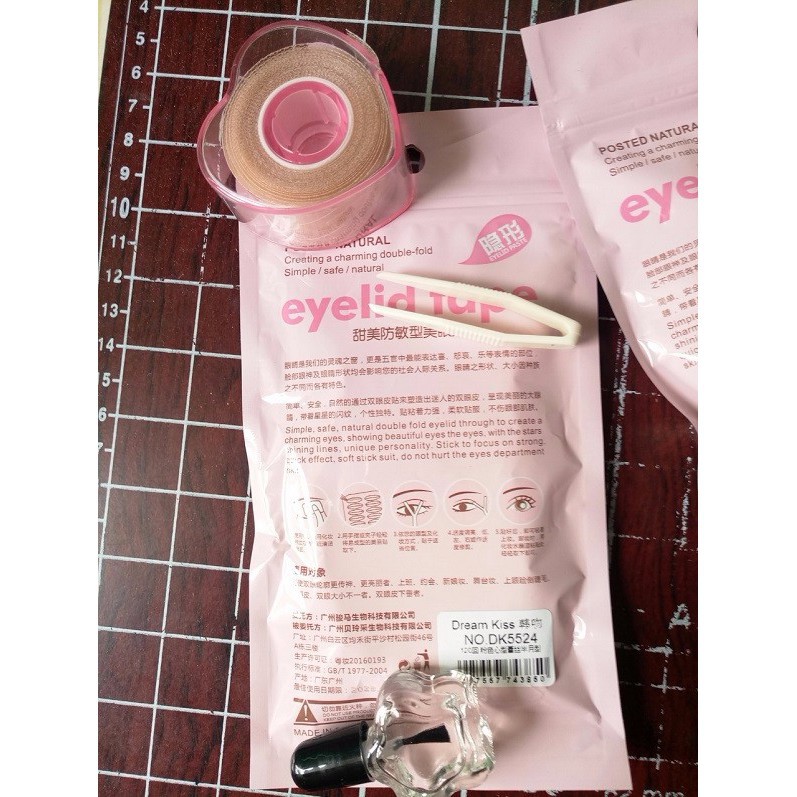 [Sỉ-Rẻ] Dán mí cuộn kèm keo và nhíp Dream Kiss - KM [Lẻ-Sỉ]