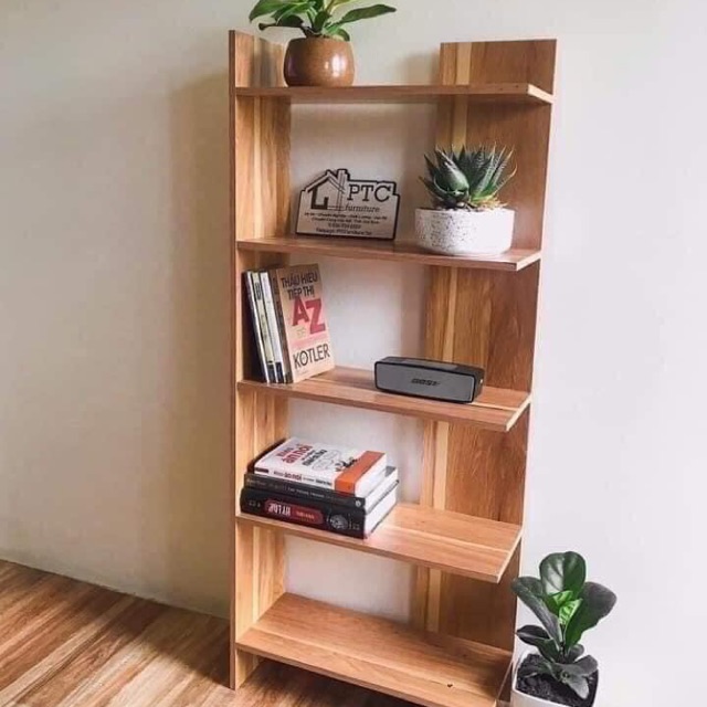 Kệ gỗ góc tường