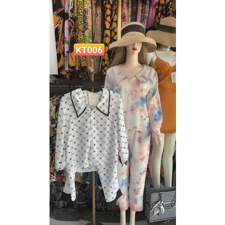 Bộ pijama tay dài quần dài