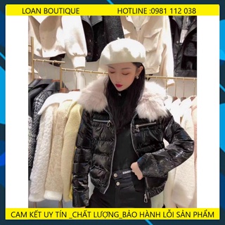 💖FREESHIP💖 Áo phao bóng cổ lông SIÊU NHẸ
