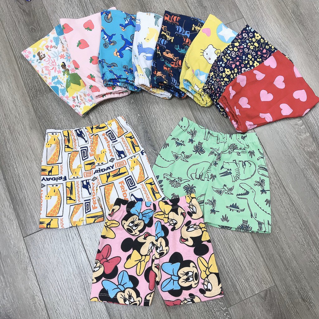 Quần Đùi Hè Cho Bé_8-18kg_Chất Vải Cực Mềm_