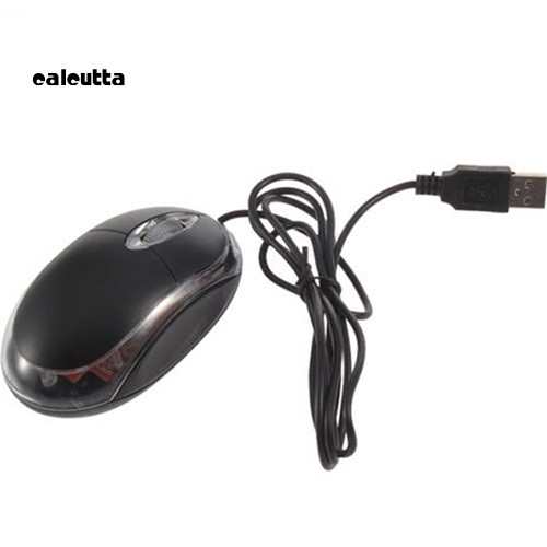 Chuột Quang Có Dây Với ĐầU CắM USB MàU Đen Cho PC / Laptop