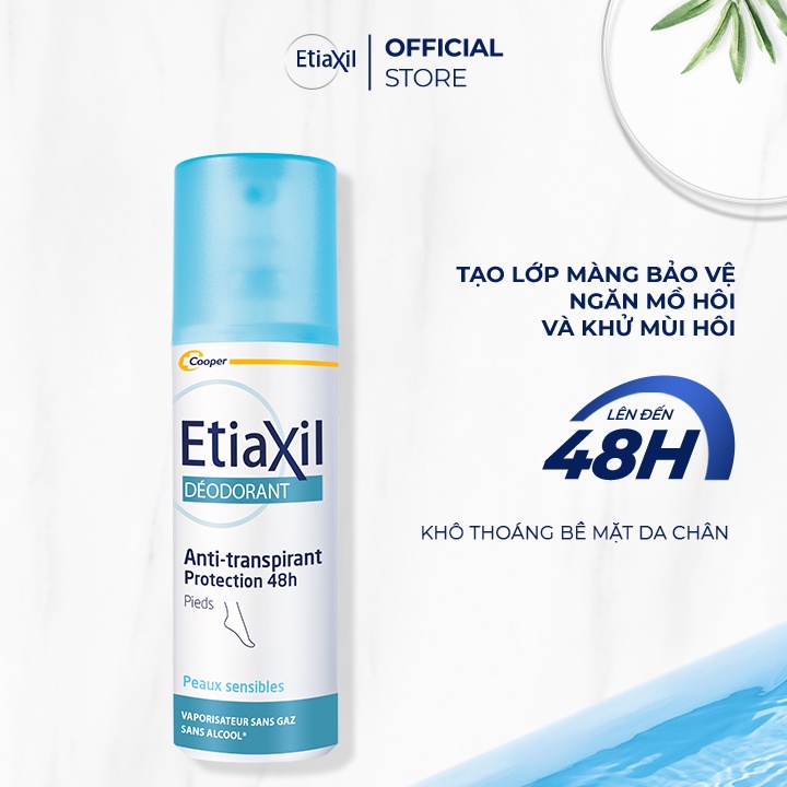 Xịt khử mùi chân Etiaxil 100ml