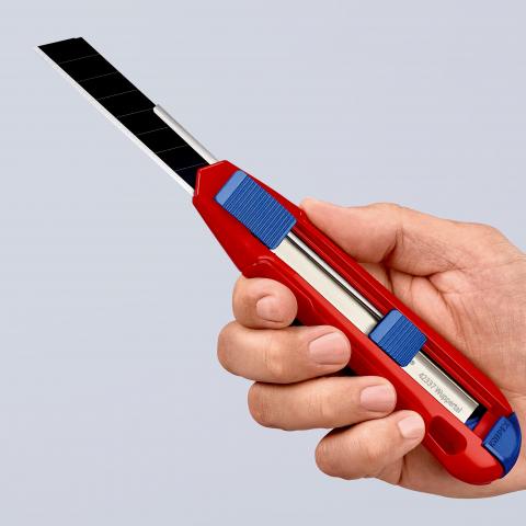 Dao Rọc Giấy Utility và Công Nghiệp Knipex CutiX 90 10 165 Có Sống Lưng An Toàn _G7tools_