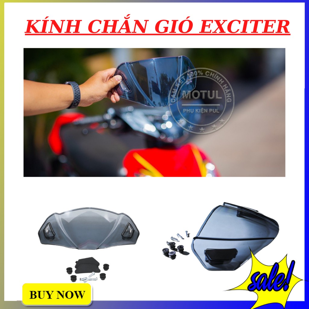 Kính Mão Chắn Gió Cho Exciter 135/150 Các Đời Màu Trong Suốt Hàng Chính Hãng Zhi.pat