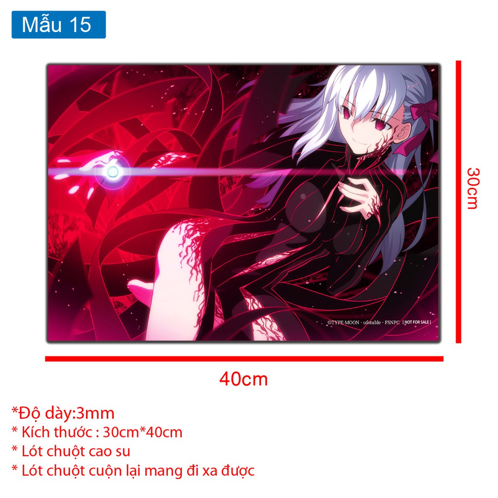 Mousepad Lót chuột A3 – fate/ grand order