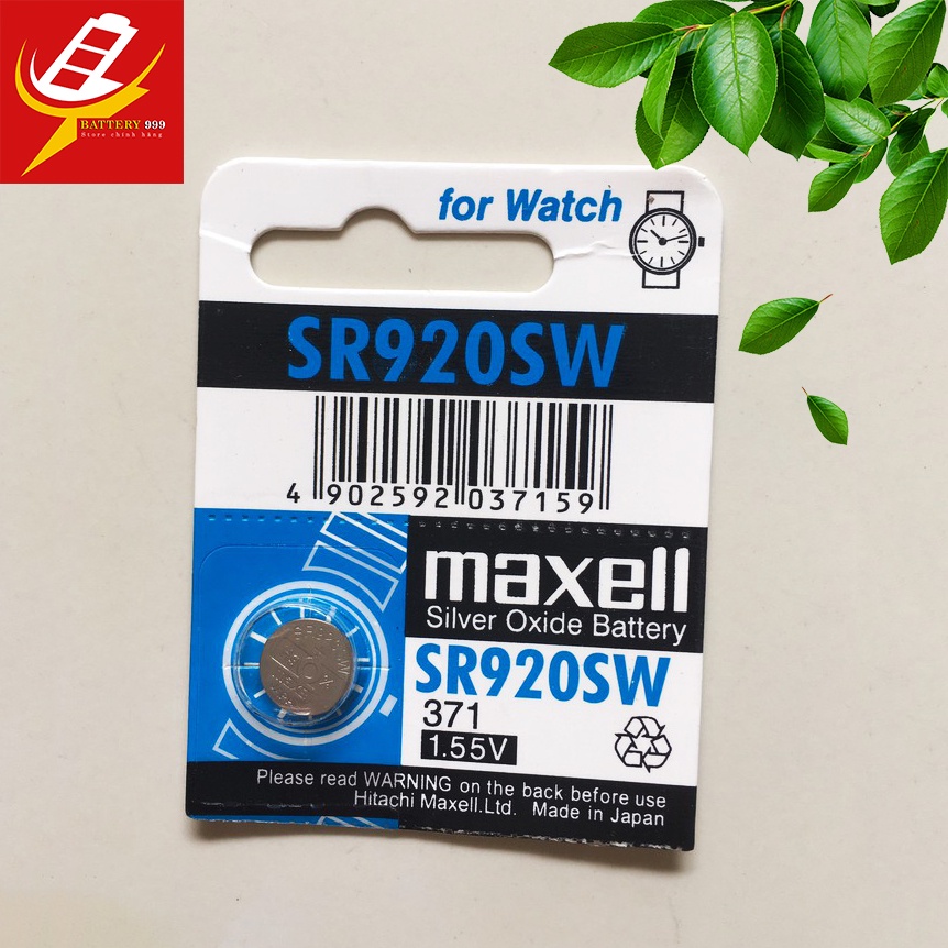 1 Viên Pin Đồng Hồ SR920SW 371 Hàng Chính Hãng