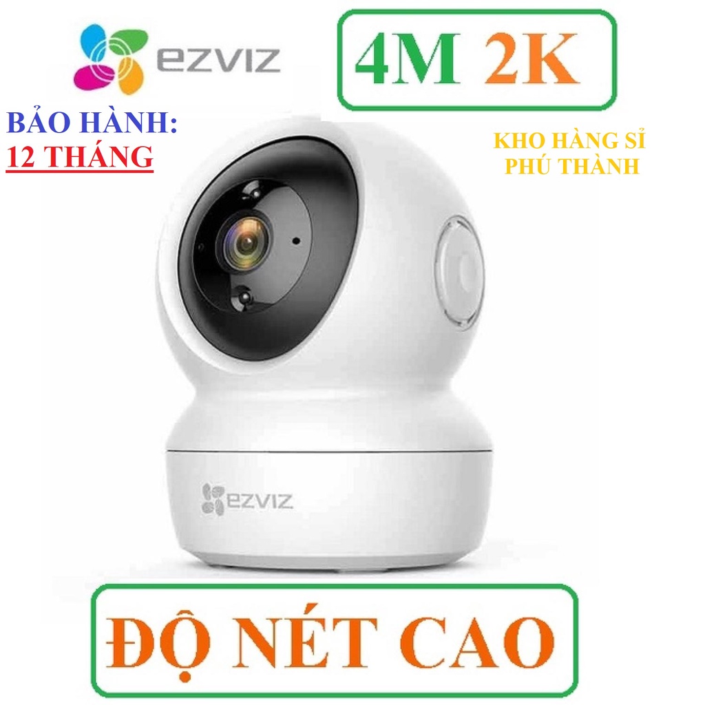 Chính Hãng - Camera Ip Wifi Ezviz C6n 4mpx Hình Ảnh 2k Quad Hd Rõ Nét