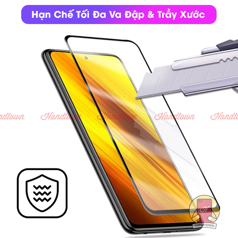 Cường Lực Full Màn Đen Dành cho XIAOMI POCO X3 / POCO X3 Pro NFC