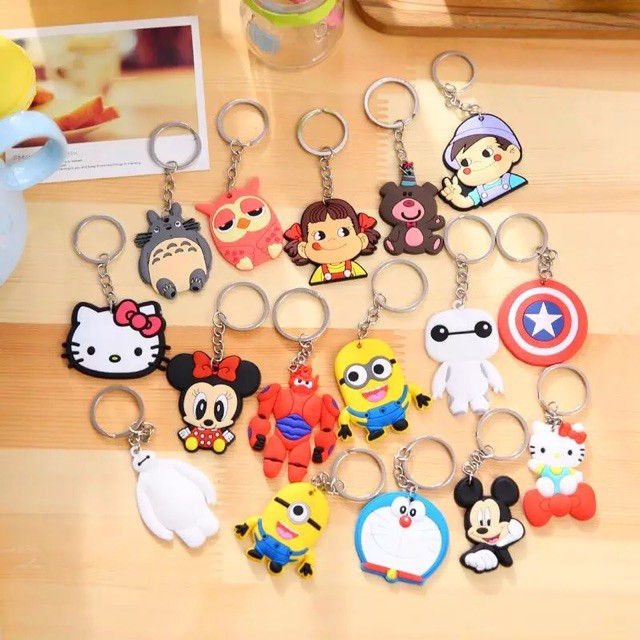 DISNEY Set 100 Móc Khóa Nhân Vật BT21 Dễ Thương