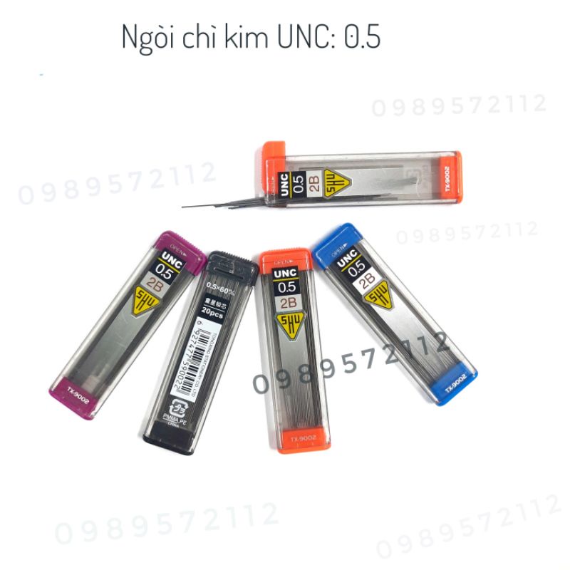 Ngòi chì kim 0.5 , 0.7mm UNC-9002.