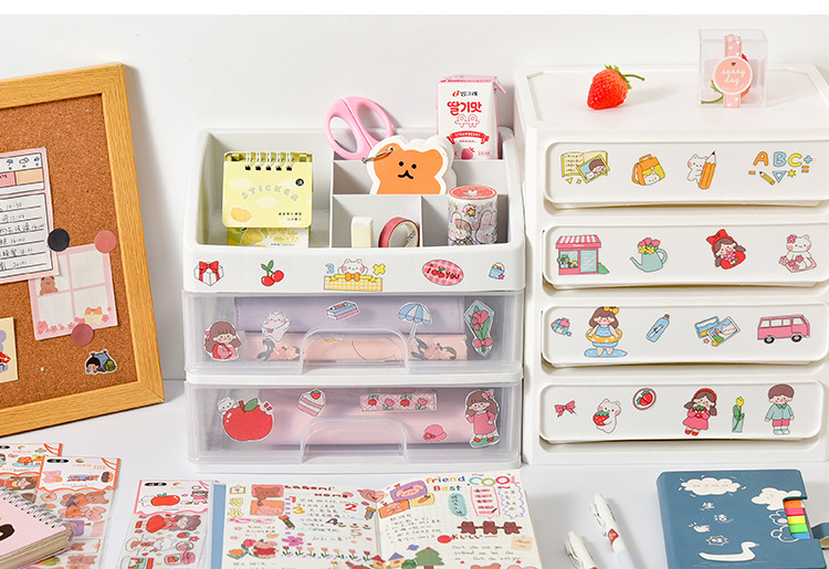 Flowertree Sticker Hình dán trang trí điện thoại hình hoạt hình dễ thương