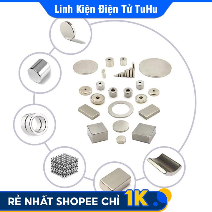 Nam Châm Đất Hiếm Viên Lập Phương Khối Vuông 4X4x4mm Làm Đồ Chơi Trẻ Em Ứng Dụng Cuộc Sống