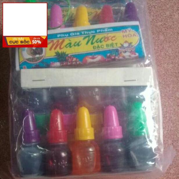 Màu thực phẩm size con ( nguyên liệu làm bánh, làm slime)( bán sỉ)