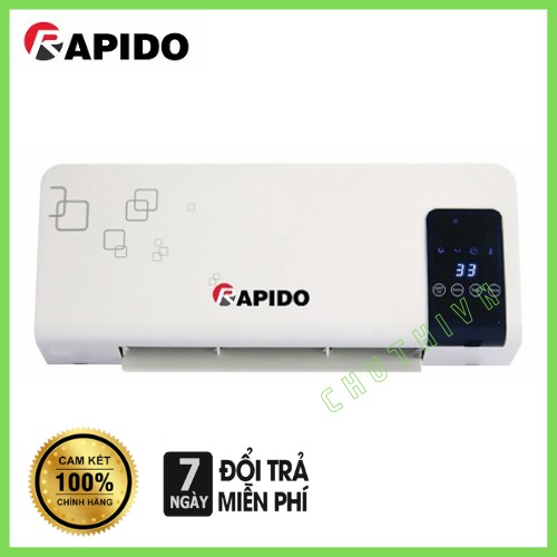 Máy sưởi gốm Rapido RCH2000-D có điều khiển - Hàng Chính Hãng