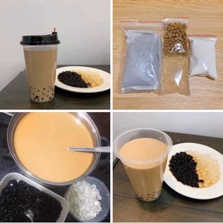 Sét hồng trà tự pha