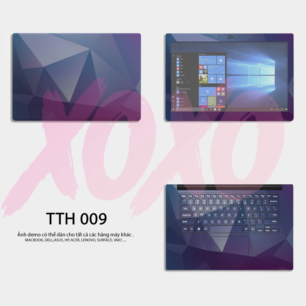 Miếng dán laptop mẫu ABSTRACT - Decal Dán có cho Dell, Hp, Asus, Lenovo, Acer, MSI, Surface,Vaio, Macbook