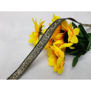 dây dệt thổ cẩm màu vàng đồng