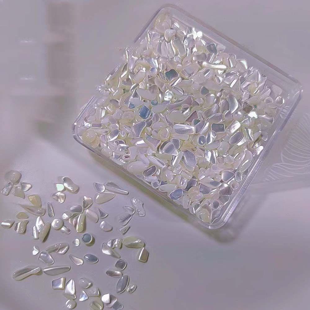 Lọ Phụ Kiện Kim Tuyến Trang Trí Móng Tay 3D Thời Trang DIY|Vỏ Sò Trang Trí Móng Tay