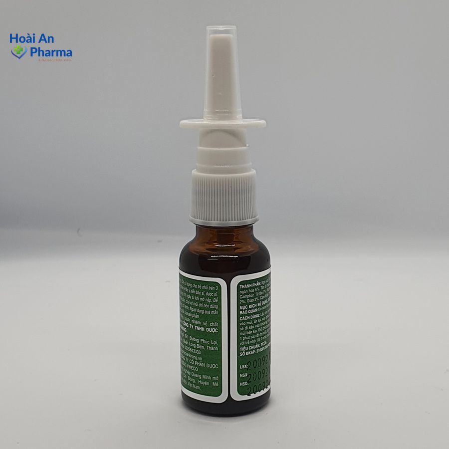 Xịt xoang mũi Anka Xoang Spray, hỗ trợ viêm xoang, viêm mũi, viêm mũi dị ứng