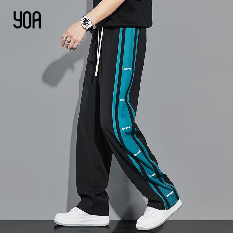 Quần Dài Lưng Thun Dáng Rộng Cỡ Lớn M-3XL Thời Trang Hàn Quốc Trẻ Trung Cho Nam