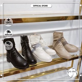 👠👟 Boot nhăn cổ cao ⚡