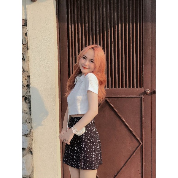 Hana skirt chân váy ngắn mini xẻ đùi form A