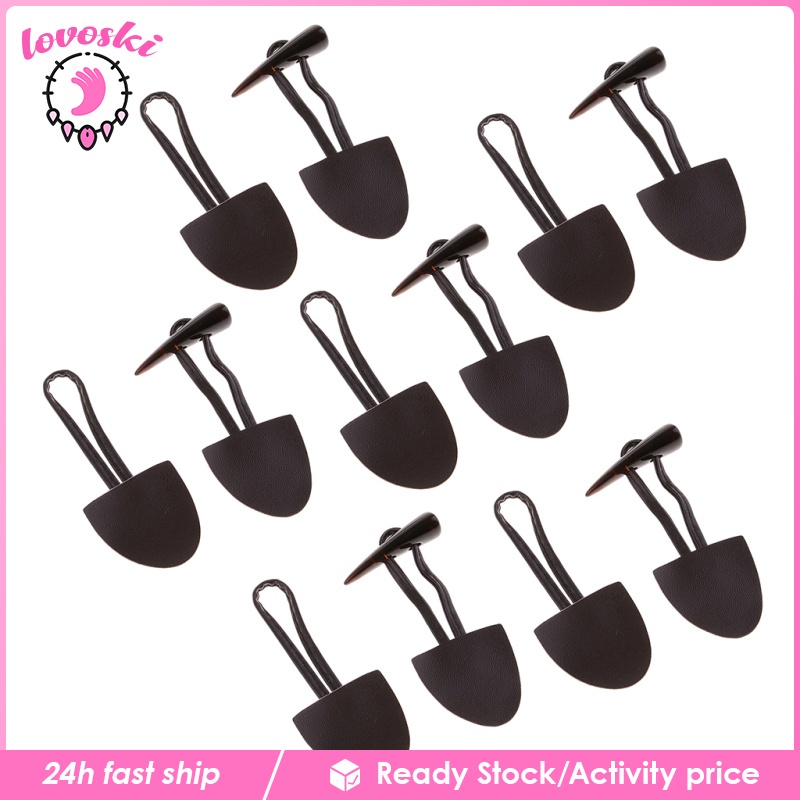 Bộ 6 Cặp Nút Sừng Bằng Da Dùng May Áo Khoác DIY