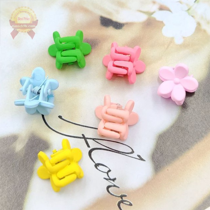 Cặp tóc càng cua cho bé gái hình bông hoa ngôi sao mini