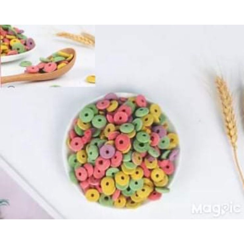 ♥Bánh vòng ngũ sắc mài răng rau củ cho hamster♥