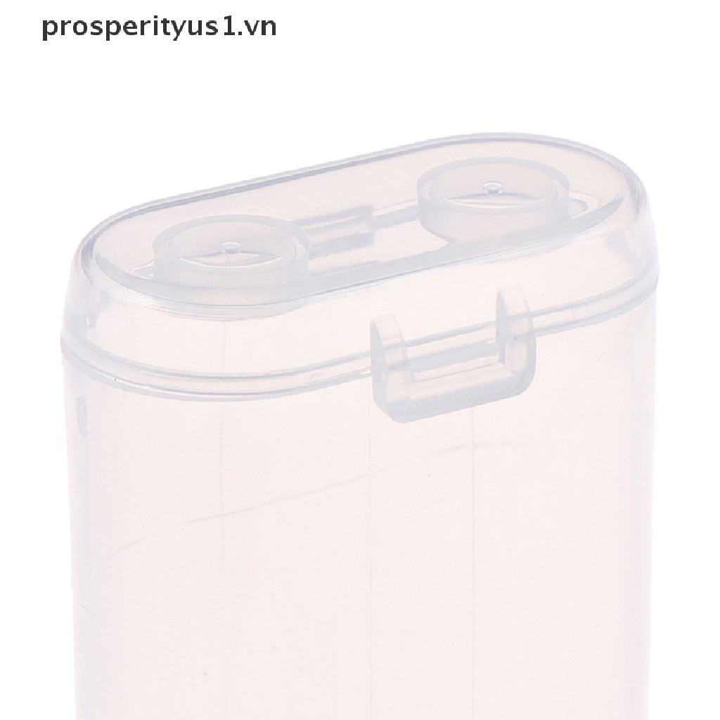 [prosperityus1] Hộp Nhựa Đựng Đồ 2 Phần Chống Nước An Toàn 18650