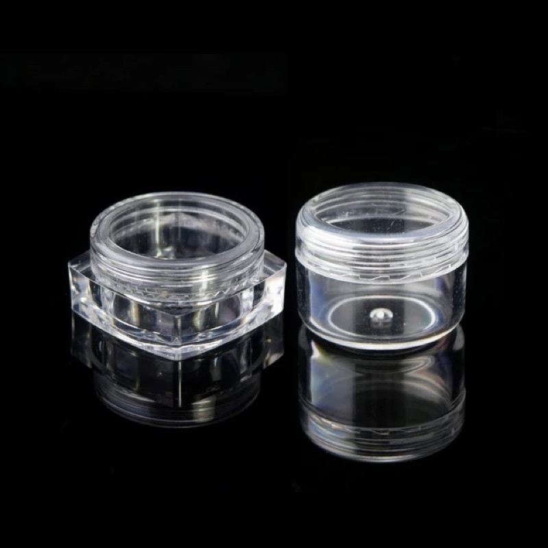 Hủ Kiếng trong suốt đựng mẫu thử spa- Lọ hủ nhựa nhỏ 30ml/ 50ml/ 20ml/ 10ml/ 5ml chiết Mỹ phẩm, đựng kem