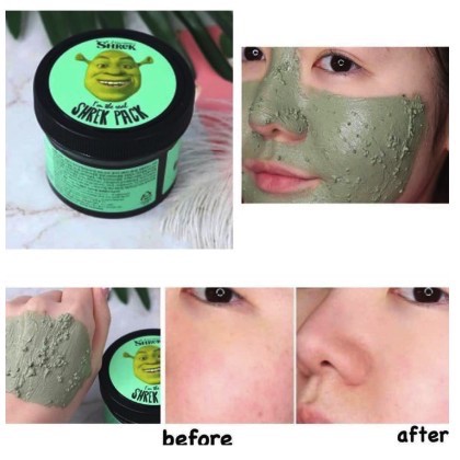 MẶT NẠ ĐẤT SÉT BẠC HÀ DREAMWORKS I’M THE REAL SHREK PACK HÀN QUỐC