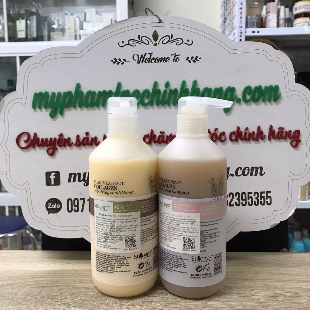 Dầu gội xả dưỡng sinh phục hồi Kenry Stillonps 500ml - 1000ml