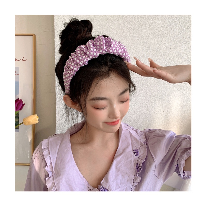 Băng Đô Màu Tím Dễ Thương Dành Cho Nữ