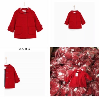 Áo da đỏ mới zara xuất xịn
