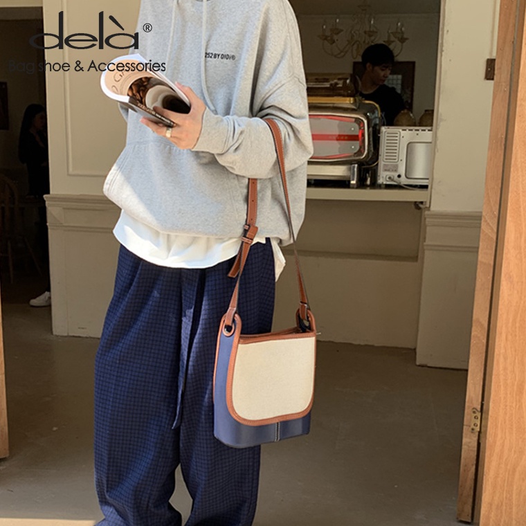 Dela Túi Xách Sức Chứa Lớn Mẫu Mới Thời Trang Thu Đông Cho Nữ