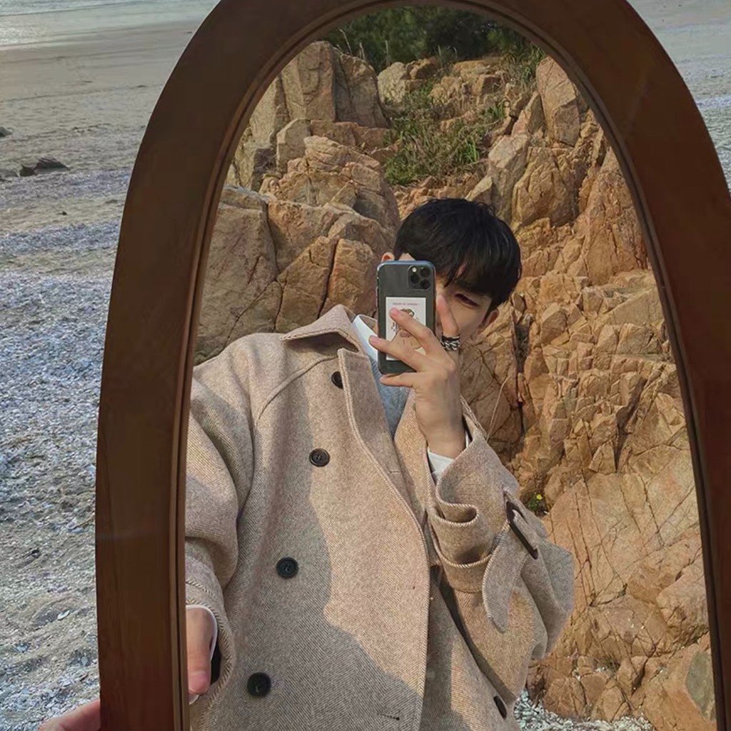 Áo khoác dạ nam dáng dài MENSTORE94. phong cách Hàn Quốc cực sang