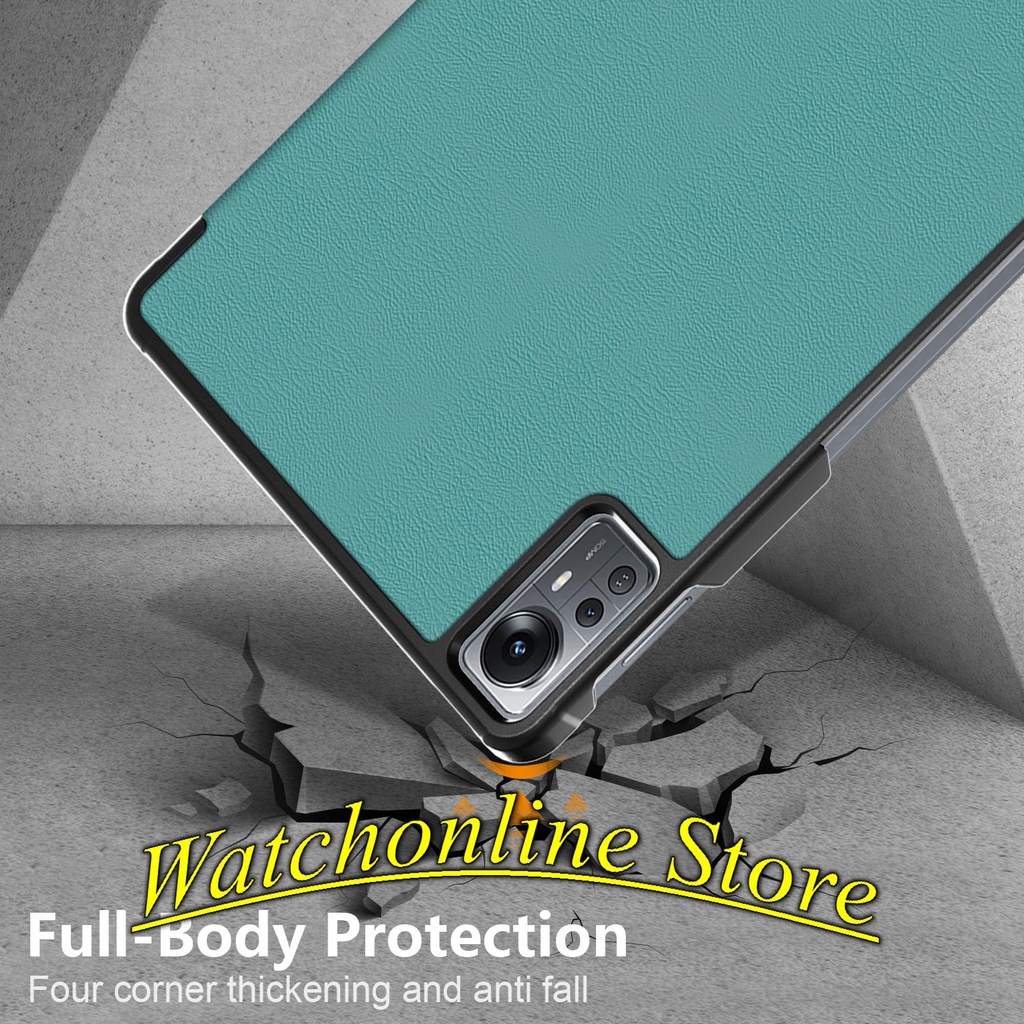 Bao da, ốp lưng Xiaomi Mi Pad 5 pro/ MiPad 5 Pro 12.4inch nắp nam châm đóng mở tự động