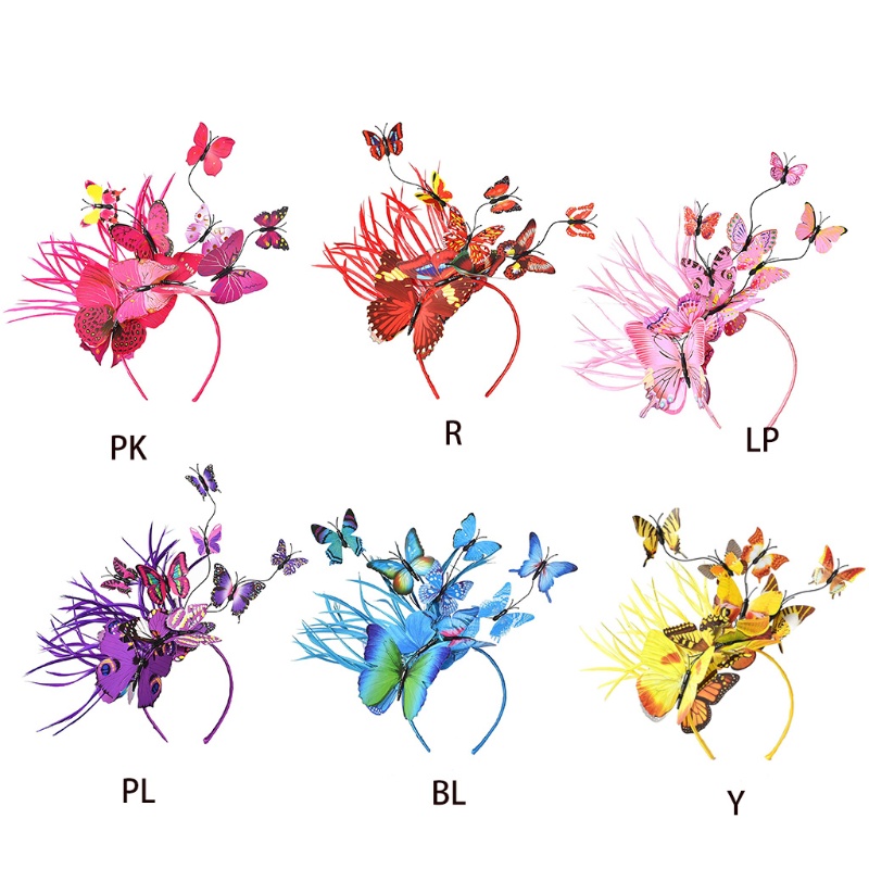 Băng Đô Cánh Bướm Phụ Kiện Chụp Ảnh Cưới
