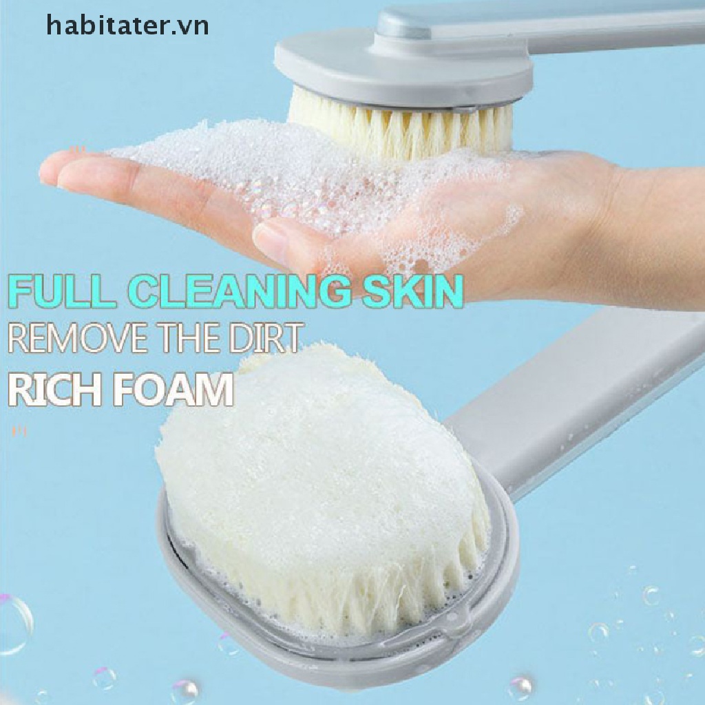 Bàn Chải Lông Mềm Cán Dài Dùng Chà Lưng Khi Tắm