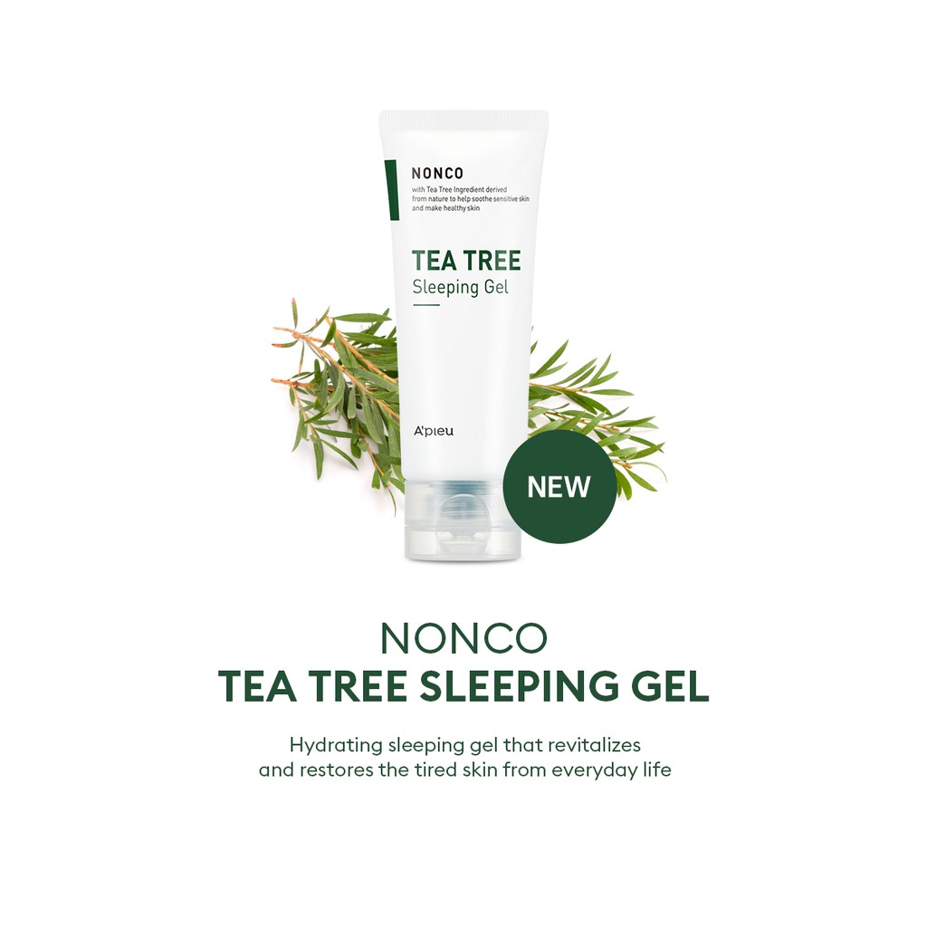 Mặt Nạ Chăm Sóc Da A'Pieu Nonco Tea Tree Sleeping Gel 80ml