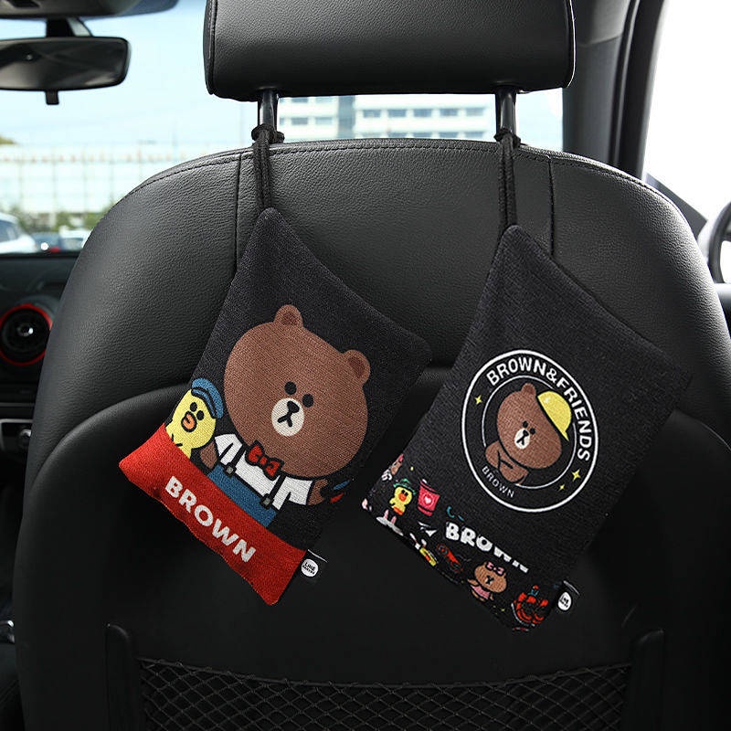 Line Friends Car Bamboo Charcoal Bag Car New Car Formaldehyde Absorption Deodorant Deodorant Charcoal Bag Car Activated Carbon car accessories Hn9a