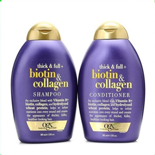 Bộ Dầu Gội Và Xả OGX Thick & Full Biotin & Collagen